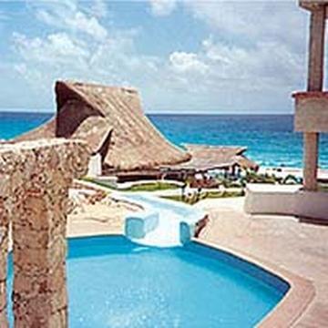 El Pueblito Beach Hotel Cancún Exterior foto